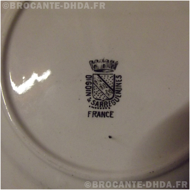 ASSIETTE PARLANTE & Les Vocations  En Faience De Sarreguemines EUR 5