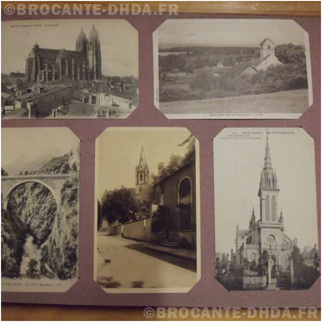 Album De 80 Cartes Postales Anciennes 1905-1945 - Collection Europe Et Monde, Occasion