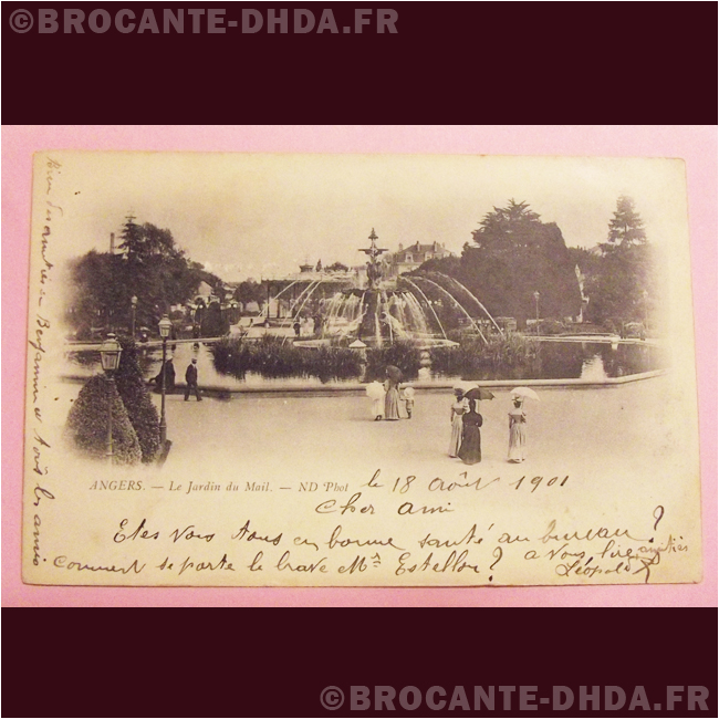 Angers - le jardin du mail - D'Hier & D'Aujourd'hui