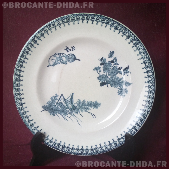 Assiette Longwy D