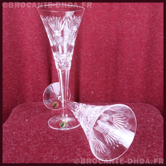 Lot De 10 Flûtes En Cristal Waterford - The Millennium Collection, Neuves En Boîte