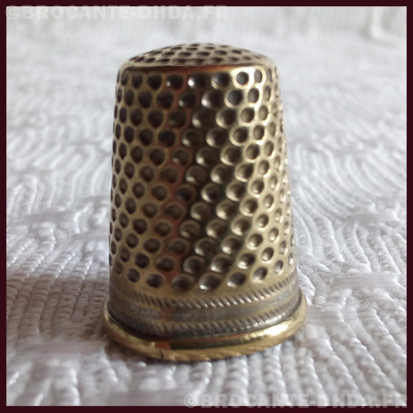 Dé à Coudre Lot 5 Argenté Dé à Coudre Prym - 18 Mm Argenté - Bord Anti- Dérapant - Lot De 5 Dé Pour Quilting épaisseur