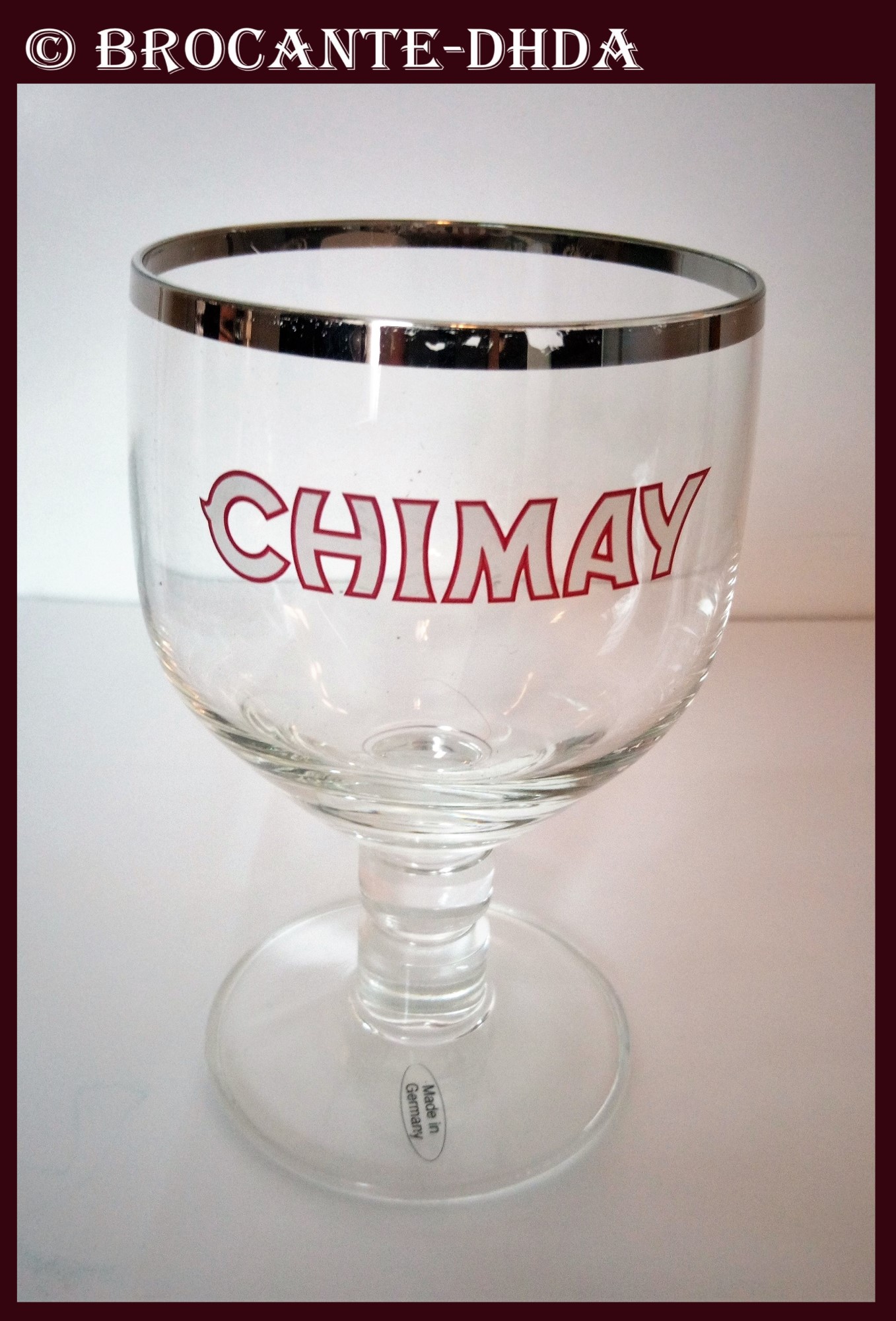 Bougie Trompe-l'œil Bière Chimay - Déco Originale - Jaune