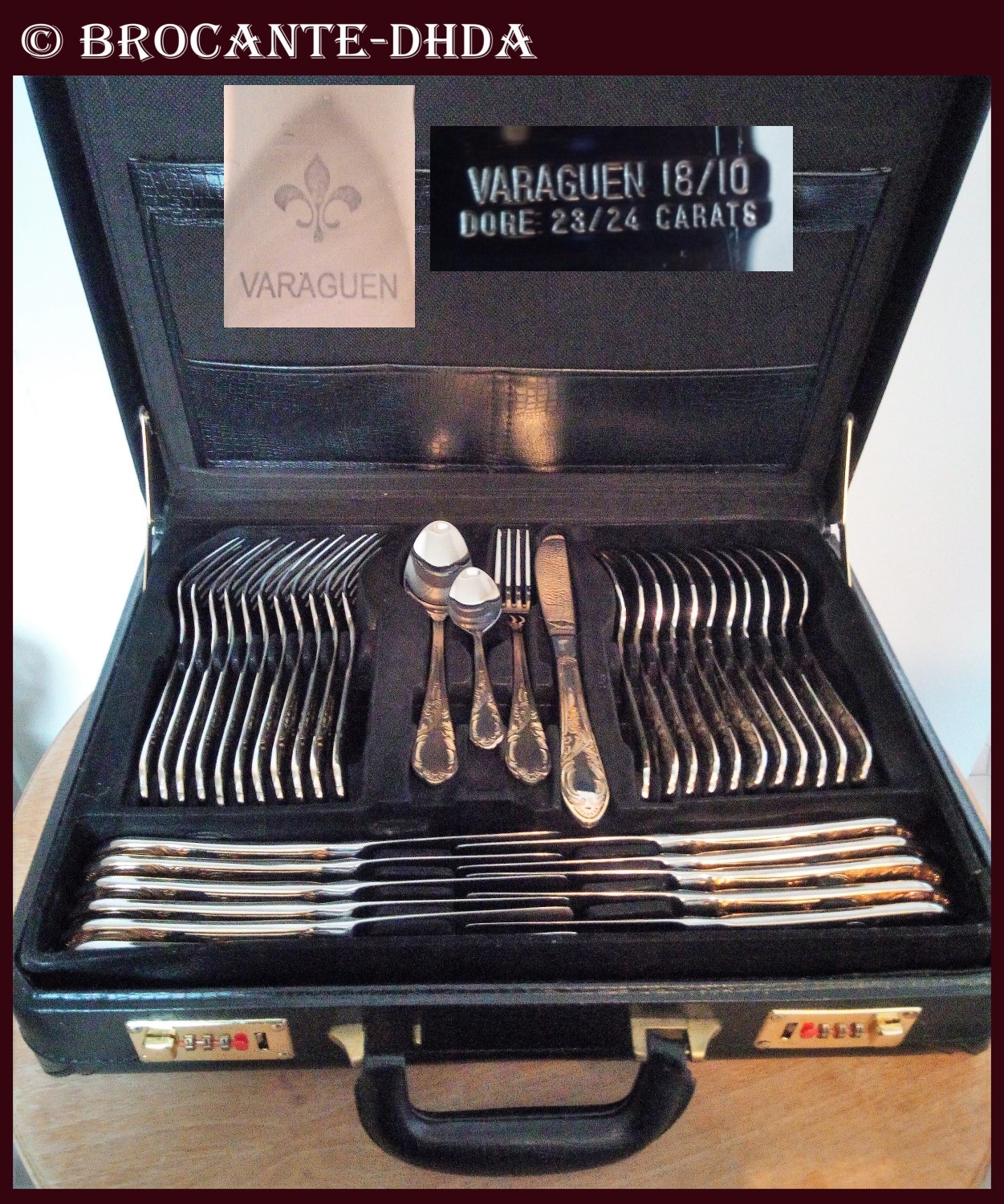 Varaguen 18 10 Dore 23 24 Carats Prix