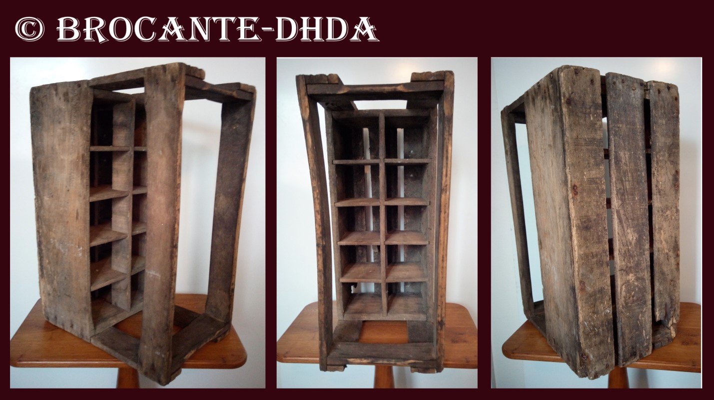 Casier bois 10 bouteilles - D'Hier & D'Aujourd'hui