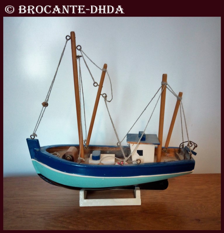 Artitec 50.154 – Maquette Bateau De Pêche En Bois, échelle 1:87 (H0), Kit En Résine Neuf