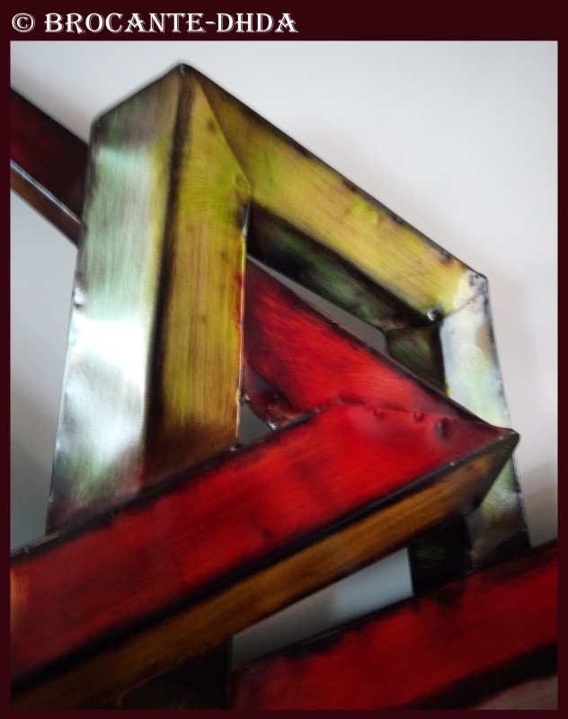 Sculpture murale design D'Hier & D'Aujourd'hui