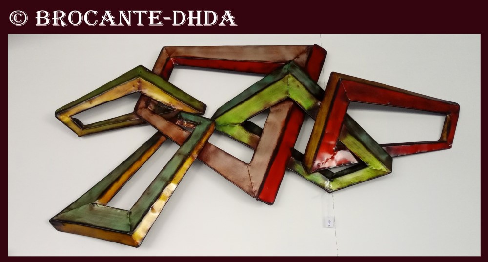 Sculpture murale design D'Hier & D'Aujourd'hui