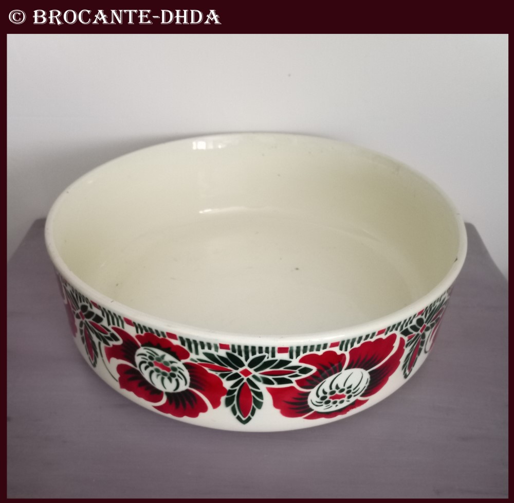 RESERVE - Ancien service toilette fleurs bleues St Amand Céranord - Le