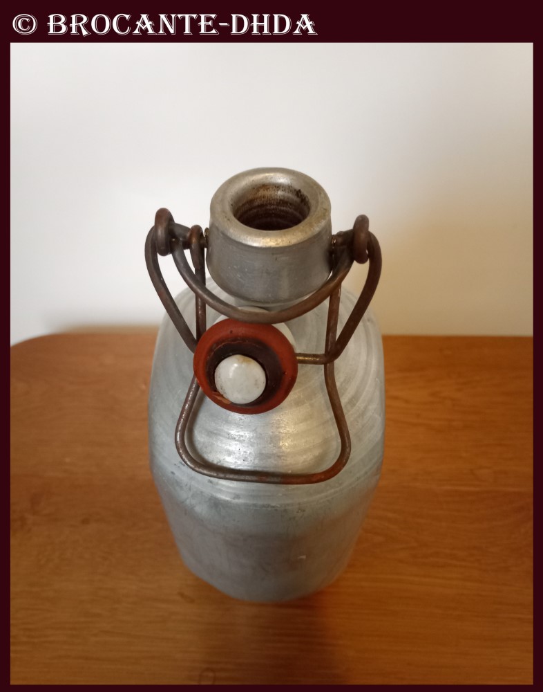 Ancienne Gourde 1L Vintage – Look Rétro Pour La Rando Ou La Déco