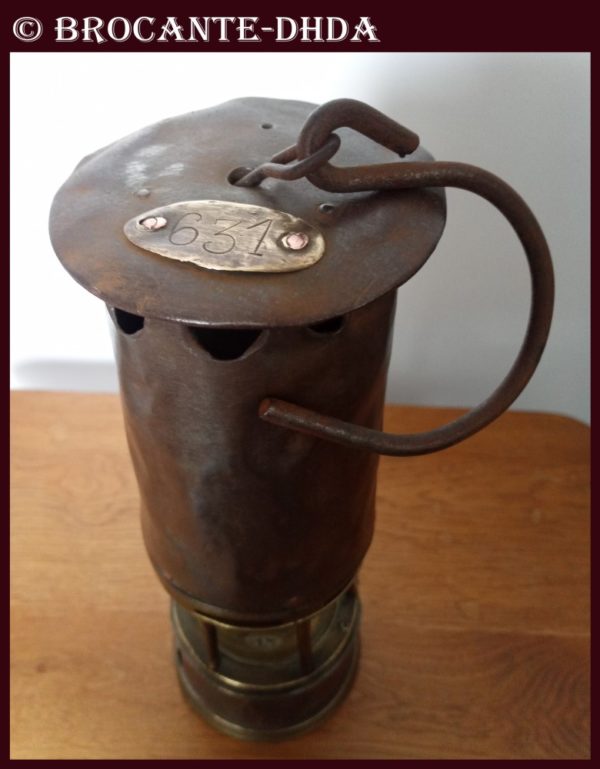Lampe De Mineur Nauticalia 24 Cm - Réplique Laiton Massif Résistante Au Vent