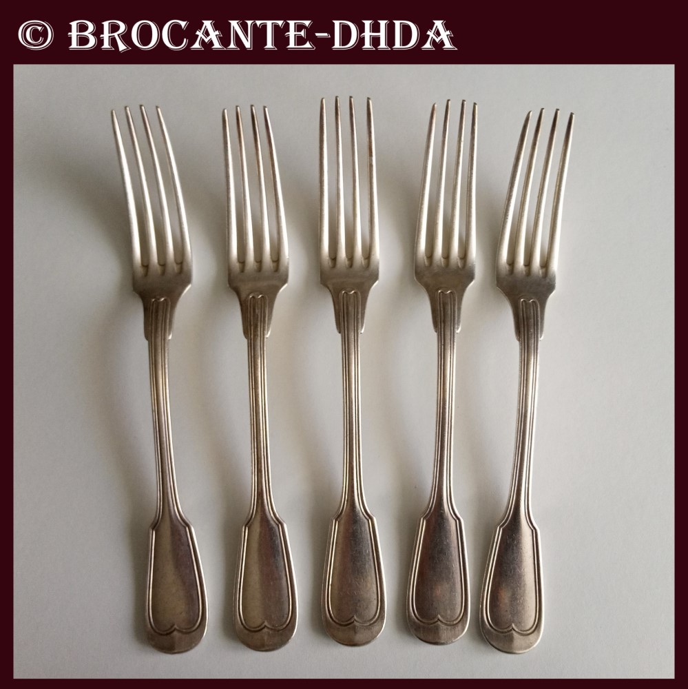 Fourchettes en métal argenté - France