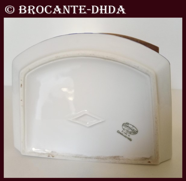 Ancienne Boîte à Sel En Porcelaine - Epiag Czechoslovakia - Vintage Collection